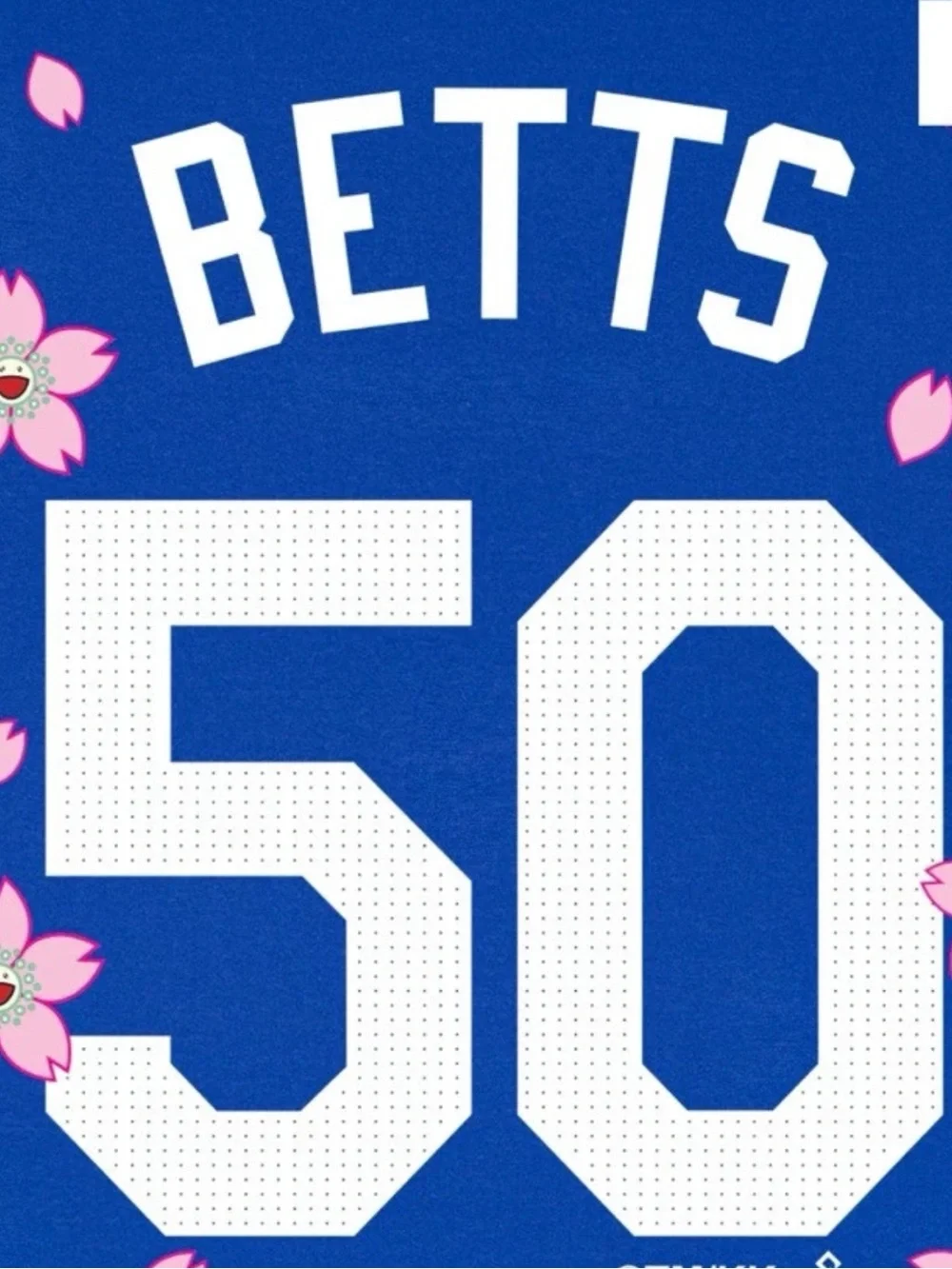 Takashi Murakami MLB Dodgers Tokyo Series 2025 Mookie Betts T-Shirt Blue 2XL NWT